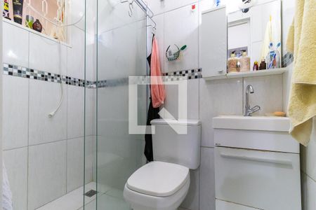 Banheiro da suíte de casa à venda com 3 quartos, 110m² em Chácara da Barra, Campinas