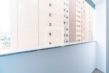 Varanda da Sala de apartamento à venda com 3 quartos, 60m² em Vila Valparaíso, Santo André