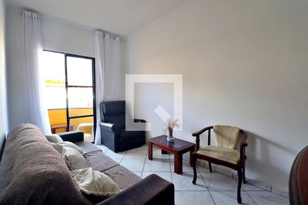 Sala de apartamento à venda com 3 quartos, 90m² em Vila Curuca, Santo André