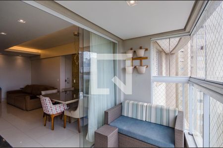 Varanda da Sala de apartamento para alugar com 3 quartos, 86m² em Vila da Serra, Nova Lima