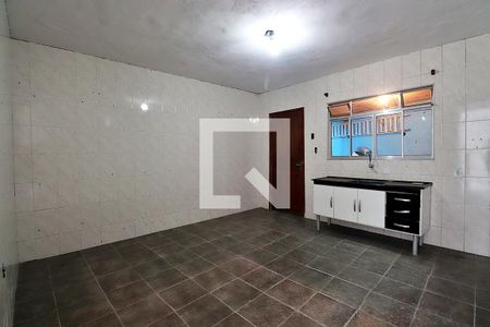 Cozinha de casa para alugar com 1 quarto, 50m² em Jardim Vila Rica, Santo André