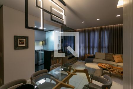 Sala de apartamento para alugar com 2 quartos, 64m² em Carmo, Belo Horizonte