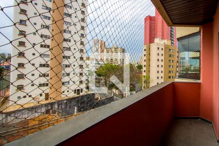 Varanda da sala de apartamento para alugar com 3 quartos, 170m² em Vila Valparaiso, Santo André