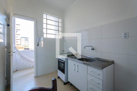 Cozinha de kitnet/studio para alugar com 1 quarto, 27m² em Cidade Baixa, Porto Alegre