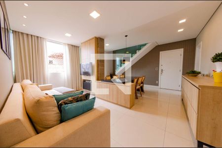 Sala de apartamento para alugar com 3 quartos, 180m² em Buritis, Belo Horizonte