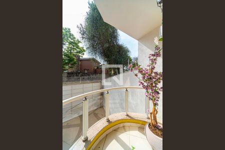 Varanda da Sala de casa à venda com 3 quartos, 275m² em Jardim Bela Vista, Santo André
