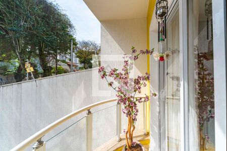 Varanda da Sala de casa à venda com 3 quartos, 275m² em Jardim Bela Vista, Santo André