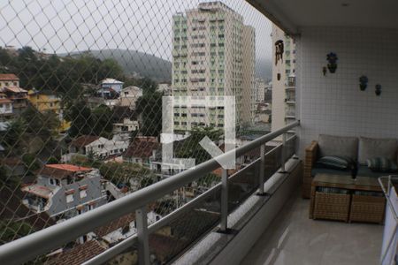 Varanda da Sala de apartamento à venda com 4 quartos, 170m² em Pechincha, Rio de Janeiro