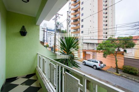 Varanda da sala de jantar de casa à venda com 3 quartos, 175m² em Vila Valparaíso, Santo André