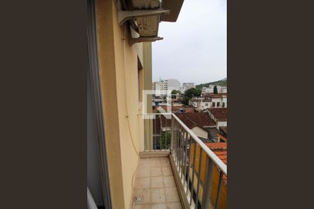 Varanda da Sala de apartamento para alugar com 3 quartos, 82m² em Rocha, Rio de Janeiro
