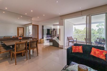 Sala de apartamento para alugar com 3 quartos, 123m² em Tamboré, Santana de Parnaíba