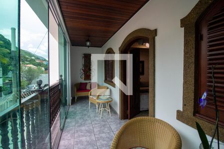Varanda da Sala de casa de condomínio à venda com 4 quartos, 310m² em Tijuca, Rio de Janeiro