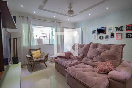 Sala  de casa à venda com 3 quartos, 136m² em Taquara, Rio de Janeiro