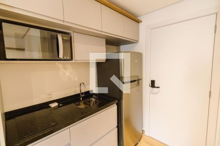 Cozinha de kitnet/studio para alugar com 1 quarto, 24m² em Perdizes, São Paulo