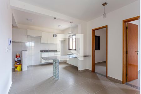 Sala e Cozinha de apartamento para alugar com 2 quartos, 44m² em Jardim Ocara, Santo André
