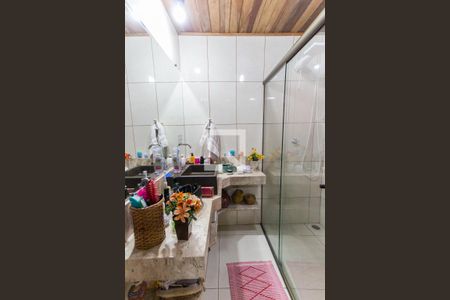 Banheiro da Suíte de casa à venda com 3 quartos, 127m² em Parque Novo Mundo, São Paulo