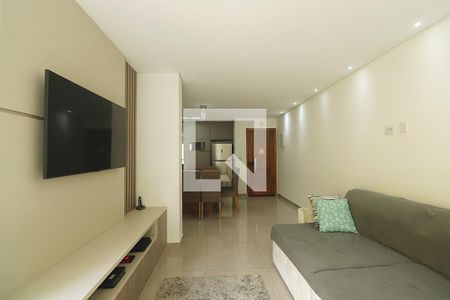 Sala de apartamento para alugar com 3 quartos, 100m² em Campestre, Santo André