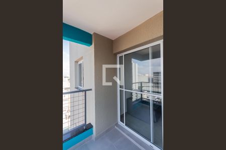 Varanda da Sala de apartamento para alugar com 2 quartos, 52m² em Vila São Pedro, Santo André