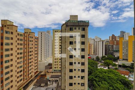 Vista da Sala de apartamento para alugar com 3 quartos, 80m² em Lourdes, Belo Horizonte