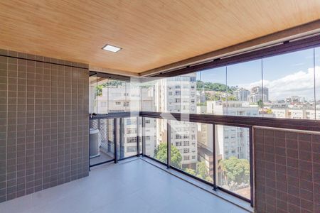 Varanda de apartamento para alugar com 2 quartos, 76m² em Laranjeiras, Rio de Janeiro