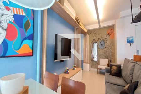 Sala de apartamento à venda com 1 quarto, 46m² em Cambuí, Campinas