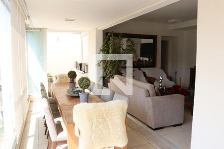 Varanda da sala  de apartamento para alugar com 3 quartos, 140m² em Cambuí, Campinas