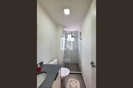 Banheiro de kitnet/studio para alugar com 1 quarto, 34m² em Vila Mariana, São Paulo