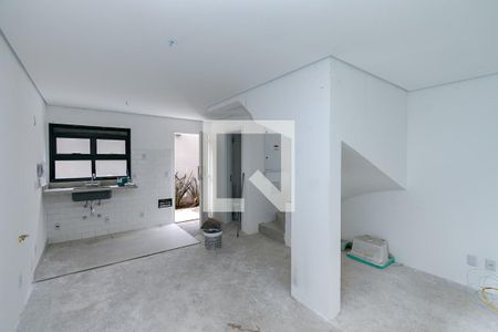 Sala/Cozinha de casa de condomínio para alugar com 2 quartos, 101m² em Brooklin Novo, São Paulo