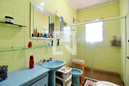 Banheiro da Suíte 1 de casa para alugar com 6 quartos, 480m² em Vila Curuca, Santo André