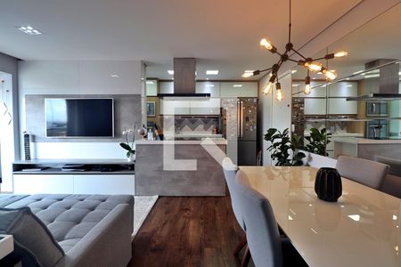 Sala de apartamento para alugar com 2 quartos, 72m² em Campestre, Santo André