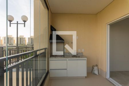 Sacada da Sala de apartamento para alugar com 2 quartos, 79m² em Swiss Park, Campinas