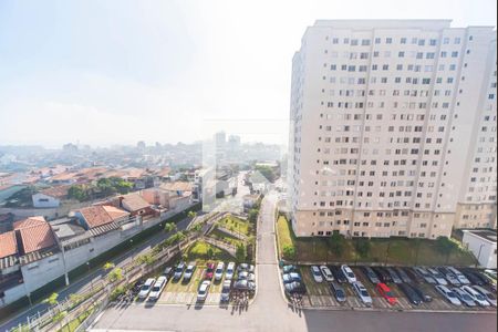 Vista da Sala de apartamento para alugar com 2 quartos, 44m² em Parque Sao Vicente, Santo André