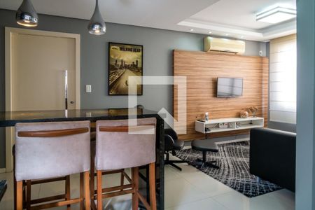 Sala/Cozinha de apartamento para alugar com 1 quarto, 42m² em Jardim Botânico, Porto Alegre