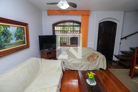 Sala de Estar de apartamento para alugar com 4 quartos, 110m² em Humaitá, Rio de Janeiro