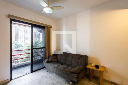 Sala de apartamento para alugar com 1 quarto, 35m² em Paraíso, São Paulo