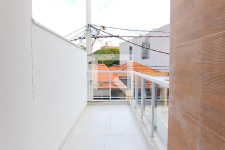 Varanda da Suite de apartamento para alugar com 2 quartos, 61m² em Vila Alto de Santo Andre, Santo André