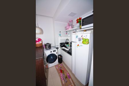 Cozinha de kitnet/studio para alugar com 1 quarto, 45m² em Asa Norte, Brasília
