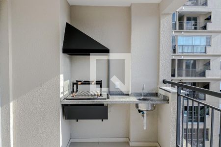 Varanda da Sala de apartamento à venda com 3 quartos, 70m² em Pari, São Paulo