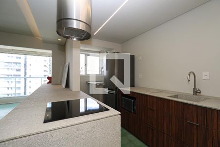 Cozinha de apartamento para alugar com 1 quarto, 57m² em Jardim Paulistano, São Paulo