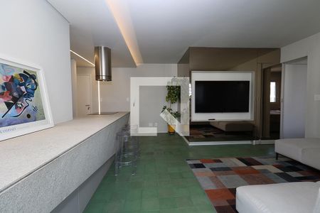 Sala de apartamento à venda com 1 quarto, 57m² em Jardim Paulistano, São Paulo