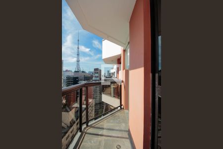 Varanda da Sala de apartamento para alugar com 2 quartos, 63m² em Jardim Paulista, São Paulo