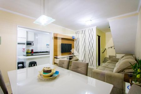 Sala de casa para alugar com 3 quartos, 111m² em Vila Helena, Santo André