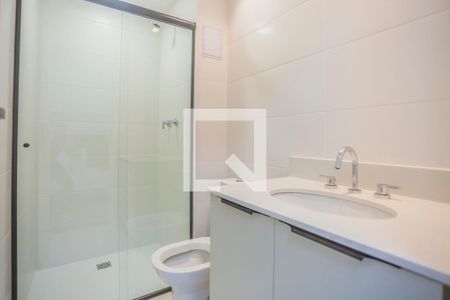 Banheiro de apartamento para alugar com 1 quarto, 27m² em Vila Clementino, São Paulo