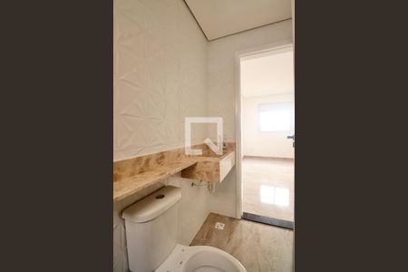Banheiro do Quarto 1 - Suíte de apartamento para alugar com 2 quartos, 112m² em Santa Maria, Santo André