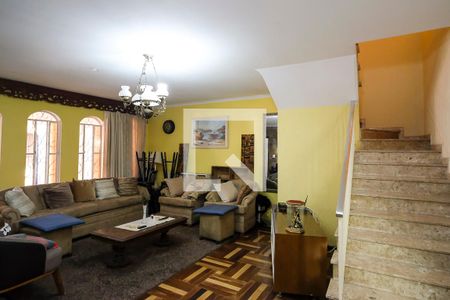 Sala de casa para alugar com 5 quartos, 380m² em Barcelona, São Caetano do Sul