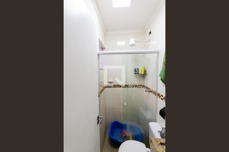 Banheiro da Suíte de apartamento à venda com 2 quartos, 145m² em Vila Curuca, Santo André