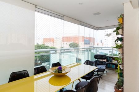 Varanda Gourmet de apartamento à venda com 4 quartos, 130m² em Tatuapé, São Paulo