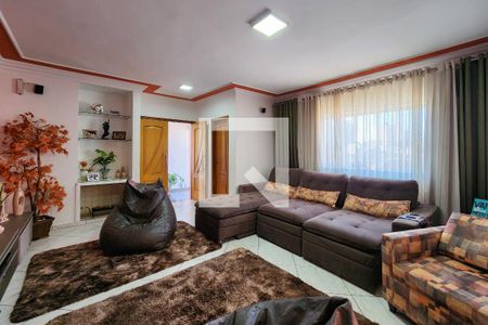 Sala de TV/Estar de casa à venda com 4 quartos, 496m² em Santa Maria, São Caetano do Sul
