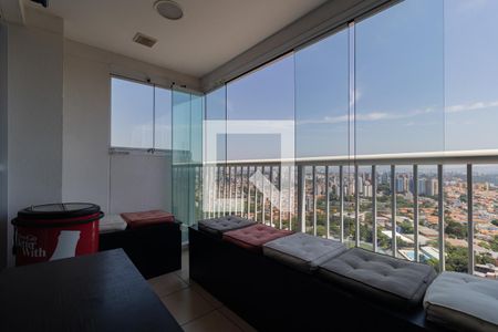 Varanda da Sala de apartamento para alugar com 1 quarto, 61m² em Fazenda Morumbi, São Paulo