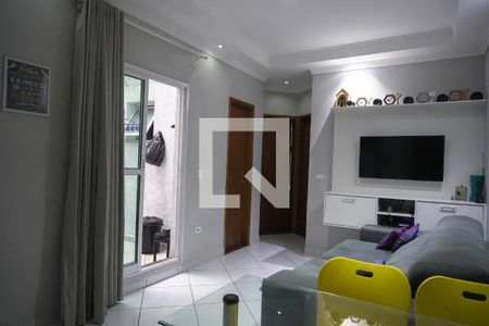 Sala de apartamento à venda com 2 quartos, 49m² em Jardim Las Vegas, Santo André